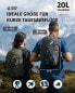 Фото #7 товара Terra Peak Flex 20 Premium Hiking Backpack, 20 L (Large) with Back Ventilation, Hydration System & Rain Cover, Trekking Backpack Made of Breathable 3D Air Mesh Polyester, Outdoor Daypack with Waist Belt