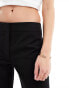 Фото #6 товара ASOS DESIGN mid rise straight leg trouser in black