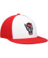 Men's White and Red NC State Wolfpack On-Field Baseball Fitted Hat