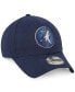 Фото #4 товара New Era Men's Navy Minnesota Timberwolves Team Classic 39THIRTY Flex Hat