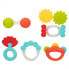 Set of rattles Colorbaby 6 Pieces 12,5 x 1,5 x 6,5 cm (6 Units)