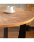 Фото #3 товара Vintage Style Round Dining Table for Office and Home