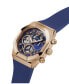 Фото #6 товара Часы Guess Analog Blue Silicone 42mm