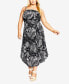 ფოტო #1 პროდუქტის Plus Size Tamazin Print Dress