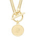 Izzy Toggle Initial Necklace