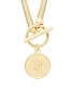 Фото #1 товара Izzy Toggle Initial Necklace