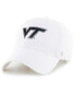 Men's White Virginia Tech Hokies OHT Military-Inspired Appreciation Clean Up Adjustable Hat