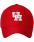 Фото #3 товара Men's Red Houston Cougars Primary Logo Staple Adjustable Hat