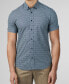 Фото #2 товара Men's Geo Spot Print Short Sleeve Shirt