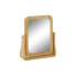 Фото #1 товара Увеличительное зеркало DKD Home Decor из натурального бамбука 21,7 x 5,5 x 21,5 см