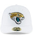 ფოტო #3 პროდუქტის Men's White Jacksonville Jaguars Omaha Low Profile 59FIFTY Fitted Hat