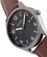 Фото #2 товара Наручные часы Gv2 By Gevril Padova Diamond Gray Leather Watch.