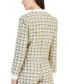 Фото #2 товара Women's Tweed Button-Front Jacket