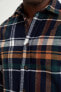 Фото #4 товара Modern Fit Ekose Desenli Uzun Kollu Oduncu Gömlek Ceket
