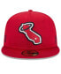 Фото #2 товара Men's Red Los Angeles Angels 2024 Clubhouse 59FIFTY Fitted Hat