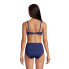 Women's D-Cup Twist Front Underwire Bikini Swimsuit Top Adjustable Straps