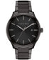 ფოტო #1 პროდუქტის Men's 3H Quartz Black Stainless Steel Bracelet Watch 43mm