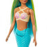 BARBIE Mermaid With Green Hair And Stiff Tail Doll - фото #4