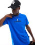 Фото #2 товара Napairji Box chest logo t-shirt in blue