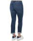 Фото #2 товара Women's "Ab" Solution Mid Rise Girlfriend Jeans