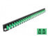 Delock 43358 - Fiber - LC - Green - Rack mounting - 1U - 44 mm