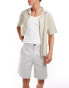 Фото #1 товара Threadbare pleated longer length shorts in cream