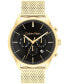 Фото #1 товара Часы Calvin Klein Men's Mesh Gold-Tone Watch