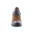 Фото #6 товара Miz Mooz Booker 111265 Womens Brown Leather Zipper Ankle & Booties Boots