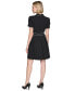 Women's Pleated-Skirt Dress