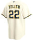 Men's Christian Yelich Cream Milwaukee Brewers Alternate Replica Player Jersey