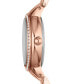 ფოტო #2 პროდუქტის Women's Virginia Rose Gold-Tone Stainless Steel Bracelet Watch 30mm ES3284