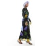 Фото #5 товара ASOS DESIGN chiffon maxi dress in blurred floral print