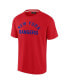 Фото #2 товара Men's and Women's Red New York Rangers Super Soft Short Sleeve T-shirt
