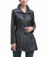 ფოტო #1 პროდუქტის Petite Sarai Leather Coat