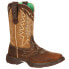 Фото #2 товара Durango Lady Graphic Square Toe Cowboy Womens Brown Casual Boots RD4424