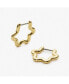 ფოტო #7 პროდუქტის Gold Hoop Earrings - Onda Mini