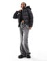 Фото #2 товара Calvin Klein Jeans Hooded Down Puffer Jacket in Ck Black