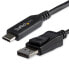 Фото #2 товара StarTech.com 6ft/1.8m USB C to DisplayPort 1.4 Cable - 4K/5K/8K USB Type-C to DP 1.4 Alt Mode Video Adapter Converter - HBR3/HDR/DSC - 8K 60Hz DP Monitor Cable for USB-C/Thunderbolt 3 - 1.8 m - USB Type-C - DisplayPort - Male - Male - Straight