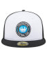 Фото #2 товара Men's White, Black Charlotte FC 2024 Kick Off Collection 59FIFTY Fitted Hat