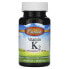 Фото #1 товара Витамин K2 Carlson, 180 мкг, 90 мягких гелей (90 мкг в одном геле)