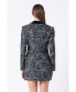 Фото #3 товара Women's Tweed Blazer Dress