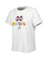 ფოტო #2 პროდუქტის Women's White Mississippi State Bulldogs Fresh Pride T-shirt