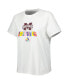 Блузка adidas Женская футболка Mississippi State Bulldogs Fresh Pride Белая Белый, L - фото #2