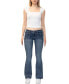 Juniors' Heavy-Stitch Flare-Leg Jeans 15 - фото #3