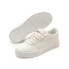 Фото #5 товара Puma Carina 2.0 Lace 39512601 Womens Beige Leather Lifestyle Sneakers Shoes