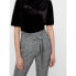 Фото #7 товара VERO MODA High Waist Paperbag Check pants