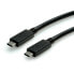 Фото #1 товара Кабель USB C-C 0.5 м ROTRONIC-SECOMP 11.44.9052 - USB 3.2 Gen 2 (3.1 Gen 2) - 10000 Mbit/s - черный
