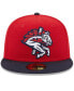Фото #3 товара Men's Red Binghamton Rumble Ponies Authentic Collection Alternate Logo 59FIFTY Fitted Hat