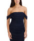 ფოტო #4 პროდუქტის Women's Ruched Off-The-Shoulder Dress