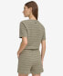Фото #2 товара Женские шорты Marc New York с полосками и коротким рукавом